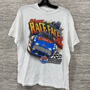 Vintage Delta Pro Weight White Bristol Motor Speedway T-Shirt Thunder Valley